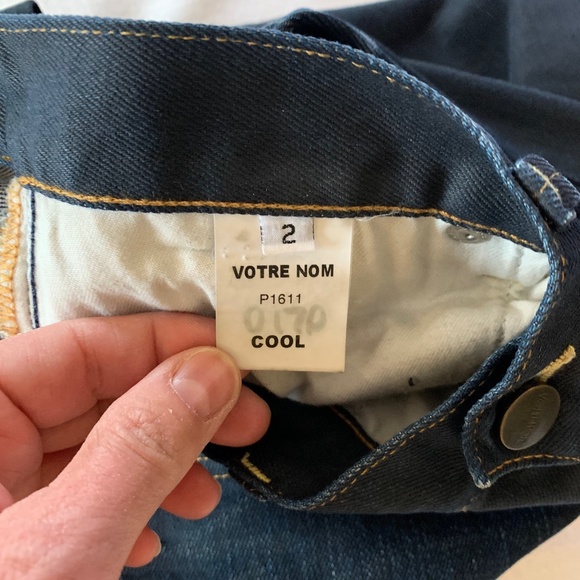 Votre Nom Flare Jeans, Size 2, Dark Blue - Picture 11 of 12